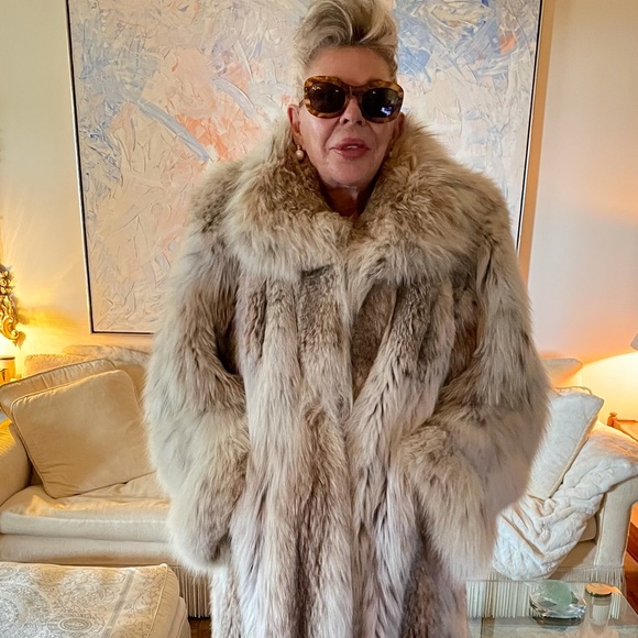 RUSSIAN LYNX FULL LENGTH COAT - Picture 2 of 10